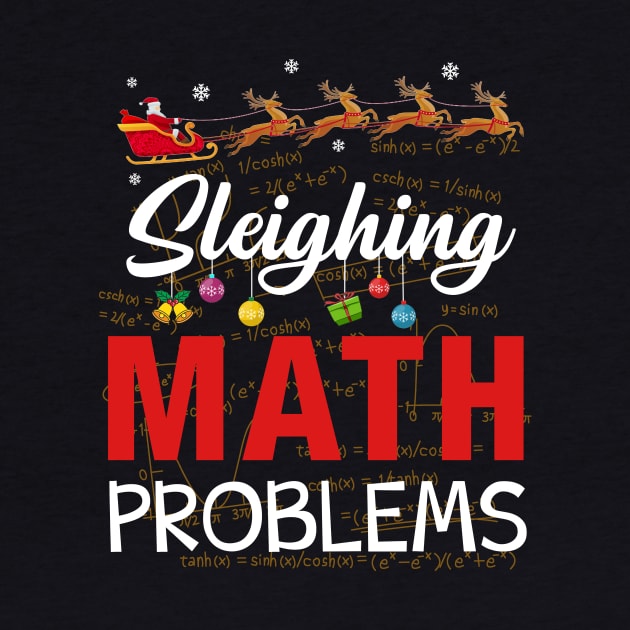 Sleighing Math Problems Teacher Santa Reindeer by Dunnhlpp